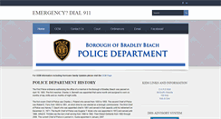 Desktop Screenshot of bradleybeachpd.com